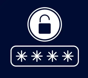 Password managers unlock passwords with a master code.