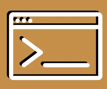 A computer screen prepared for VMS TCP/IP commands