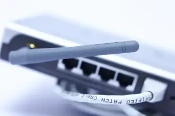 Wires connecting Asus router