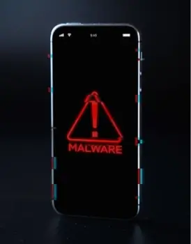 A phone with malware on it