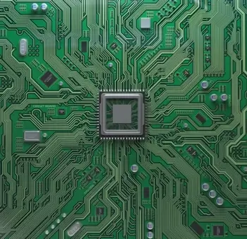 The network interface card (NIC) in a computer's motherboard